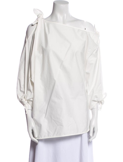 Zimmermann One-Shoulder Long Sleeve Tunic