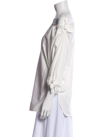 Zimmermann One-Shoulder Long Sleeve Tunic