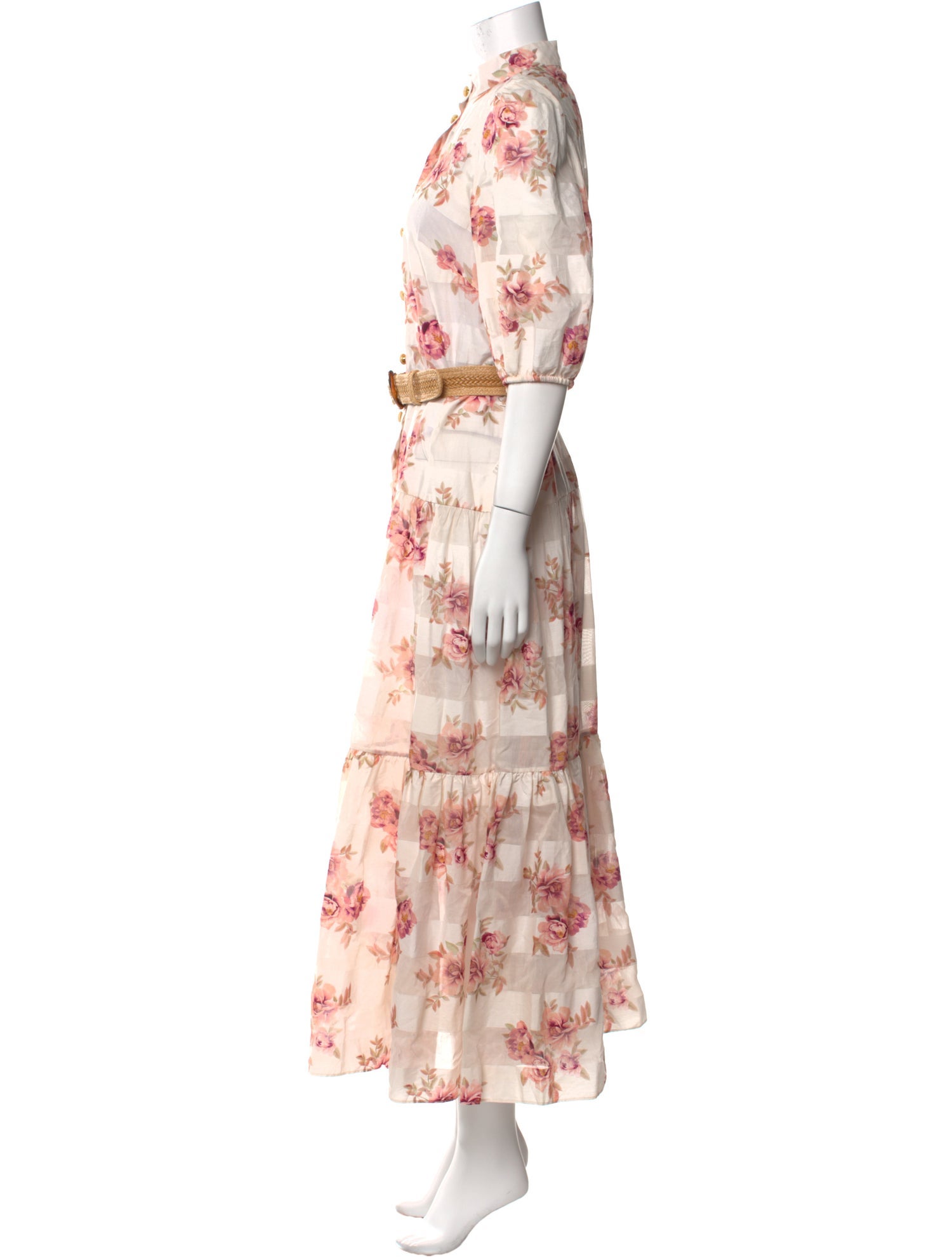 Zimmermann Floral Print Long Dress