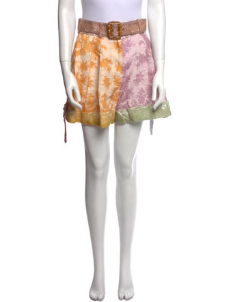 Zimmermann Linen Mini Shorts