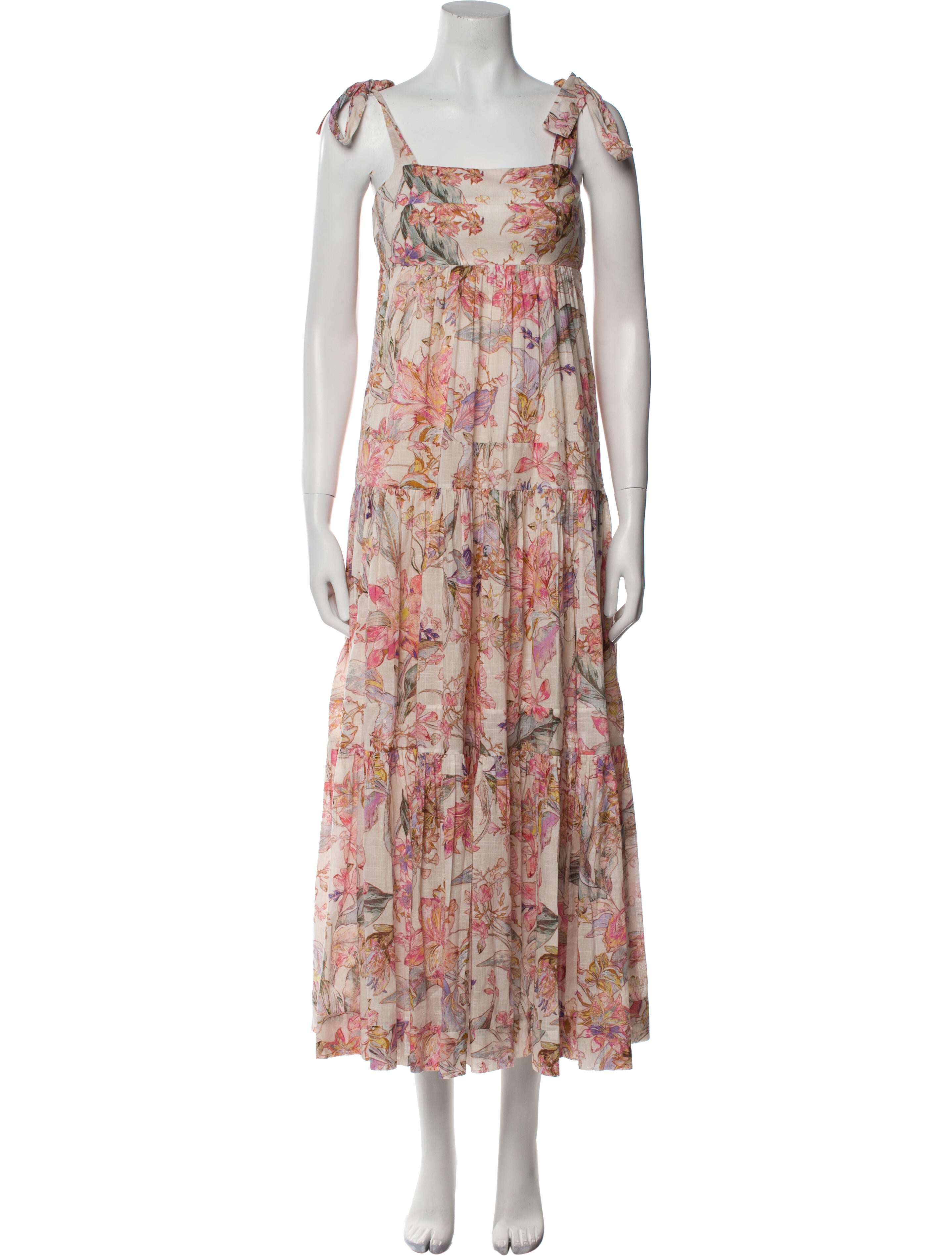 Zimmermann Floral Print Long Dress