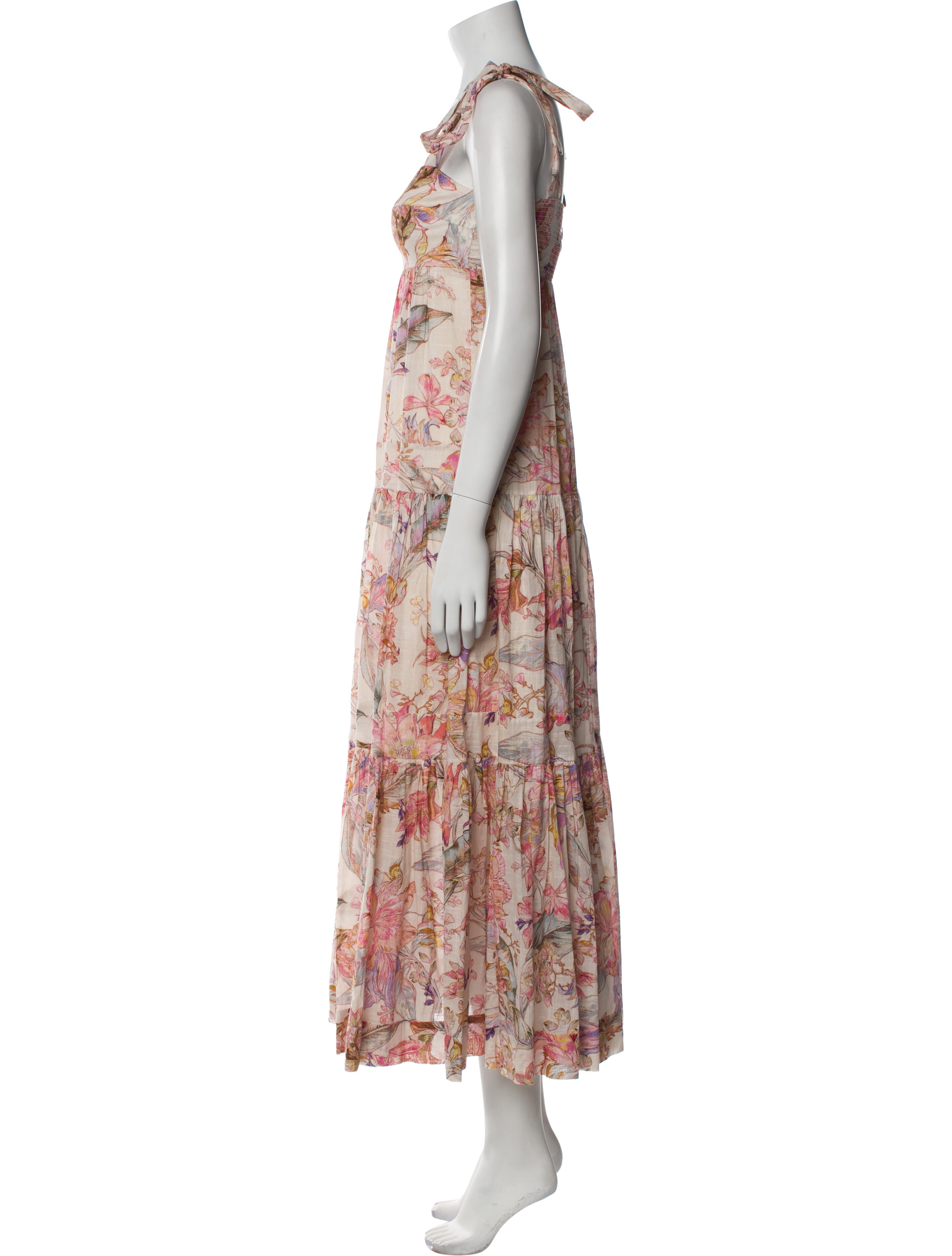 Zimmermann Floral Print Long Dress