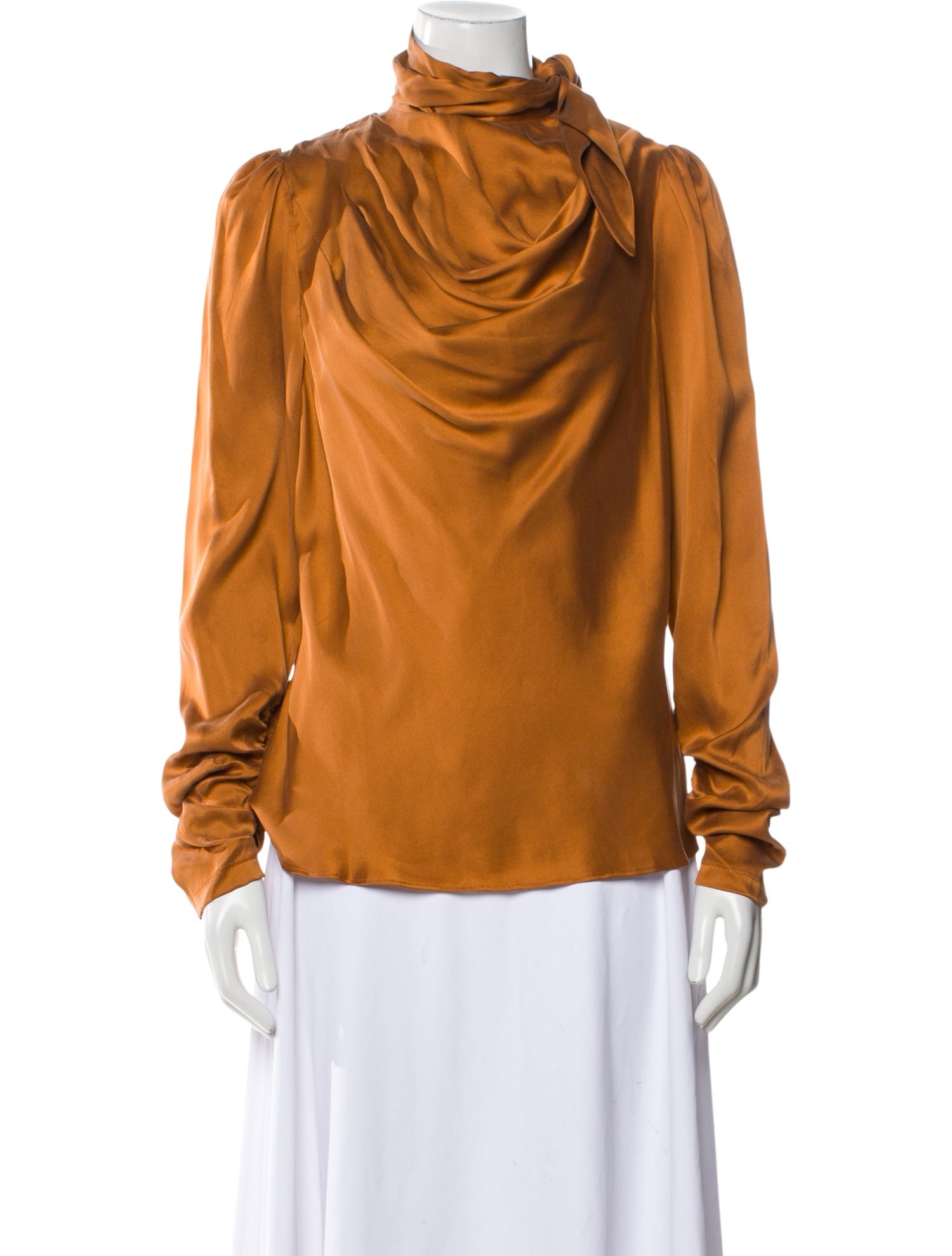 Zimmermann Silk Cowl Neck Blouse