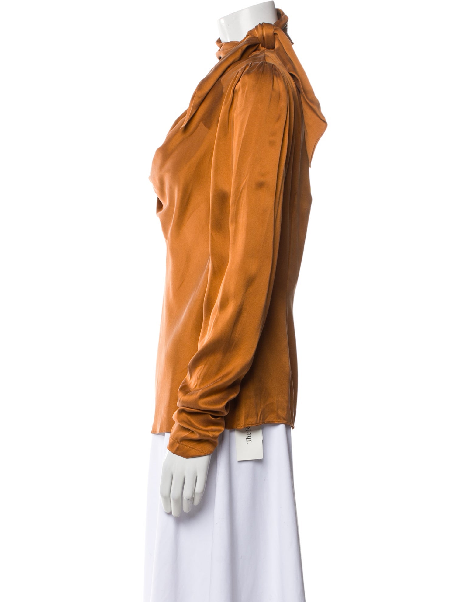 Zimmermann Silk Cowl Neck Blouse