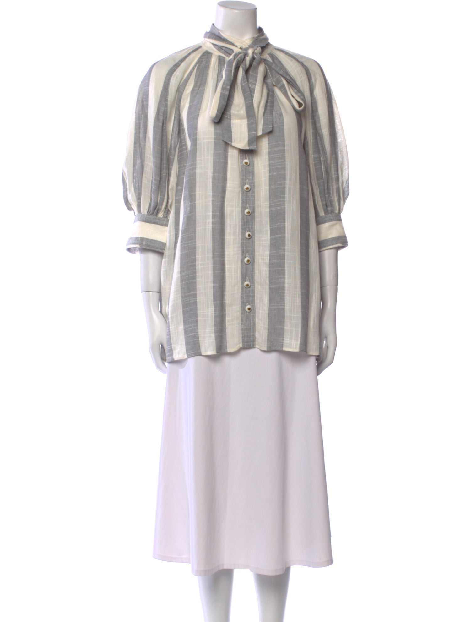 Zimmermann Silk Striped Tunic