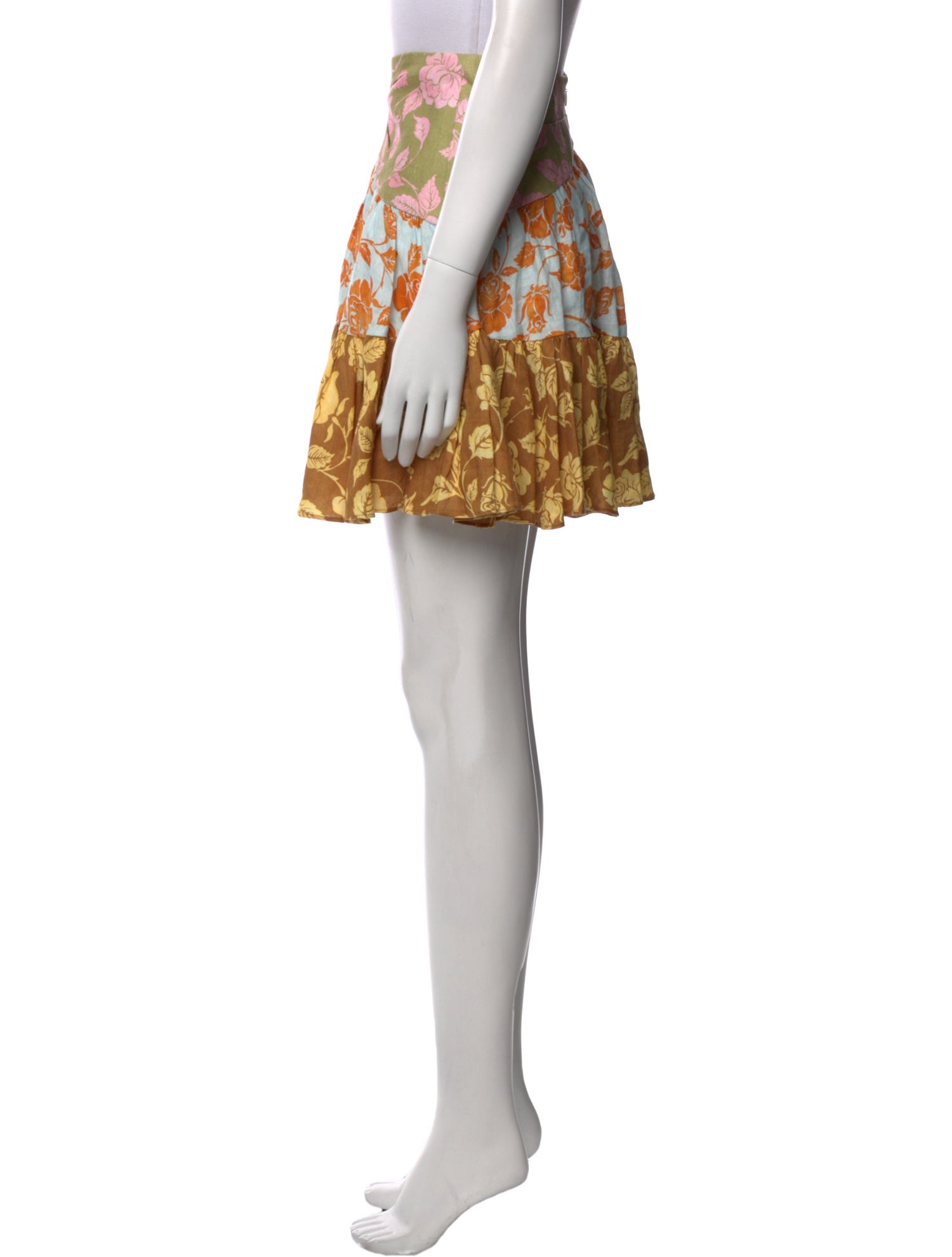 Zimmermann Linen Mini Skirt