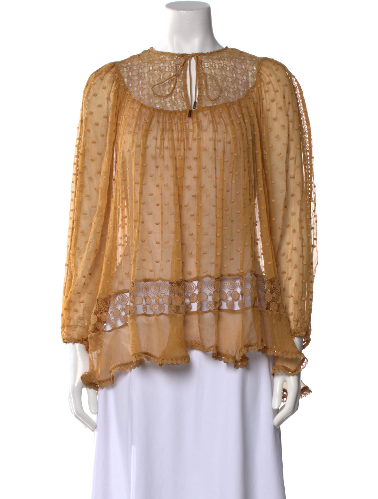 Zimmermann Silk Bateau Neckline Blouse