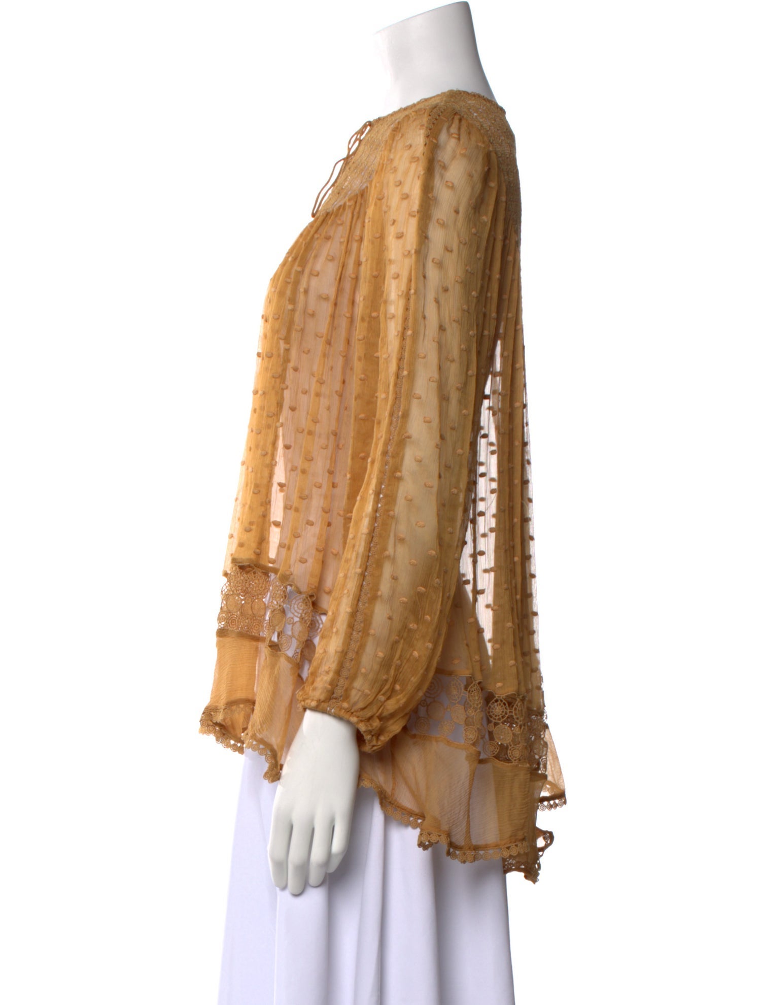 Zimmermann Silk Bateau Neckline Blouse