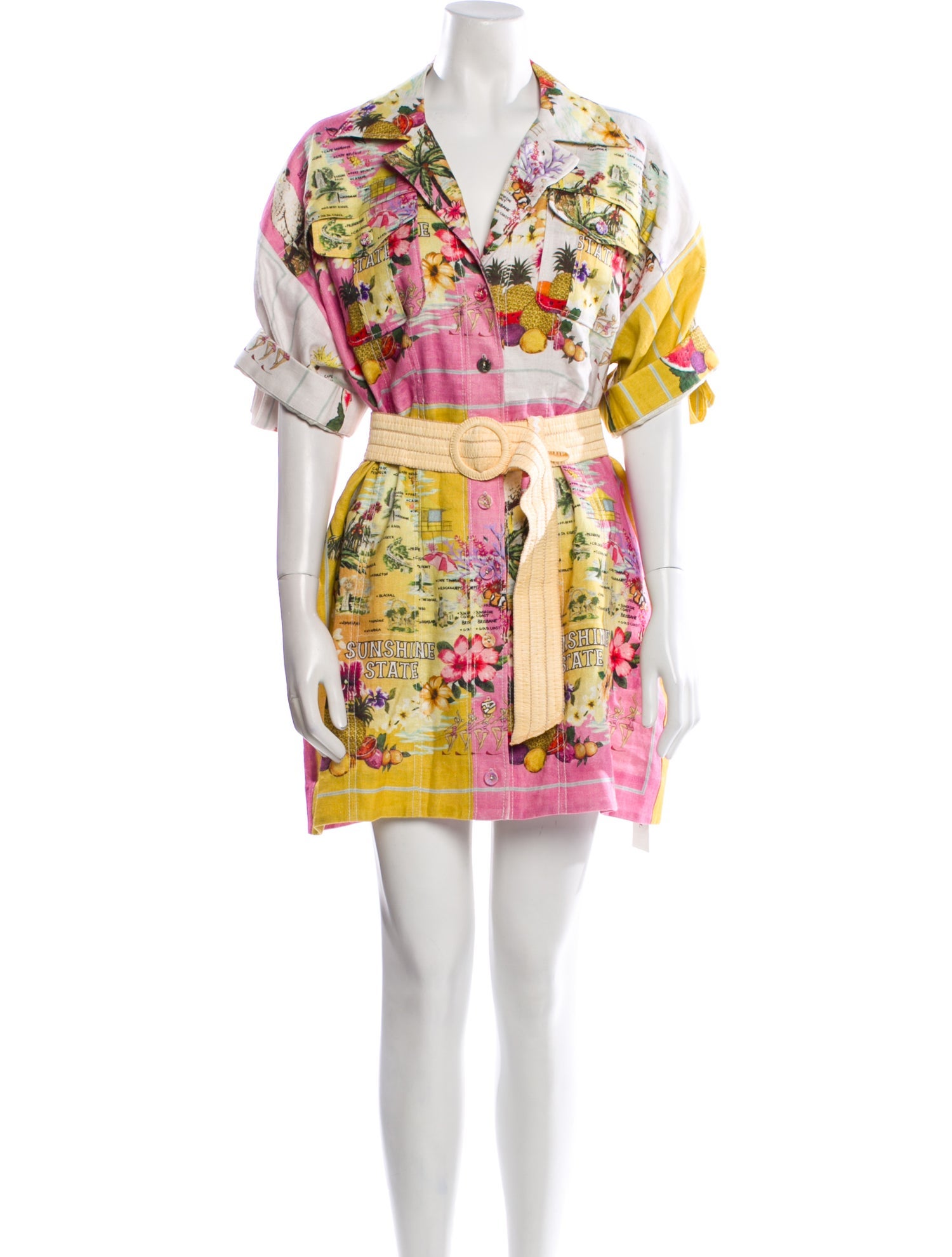 Zimmermann Linen Mini Dress