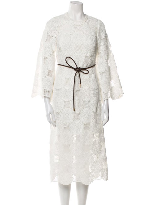 Zimmermann Crochet Midi Length Dress