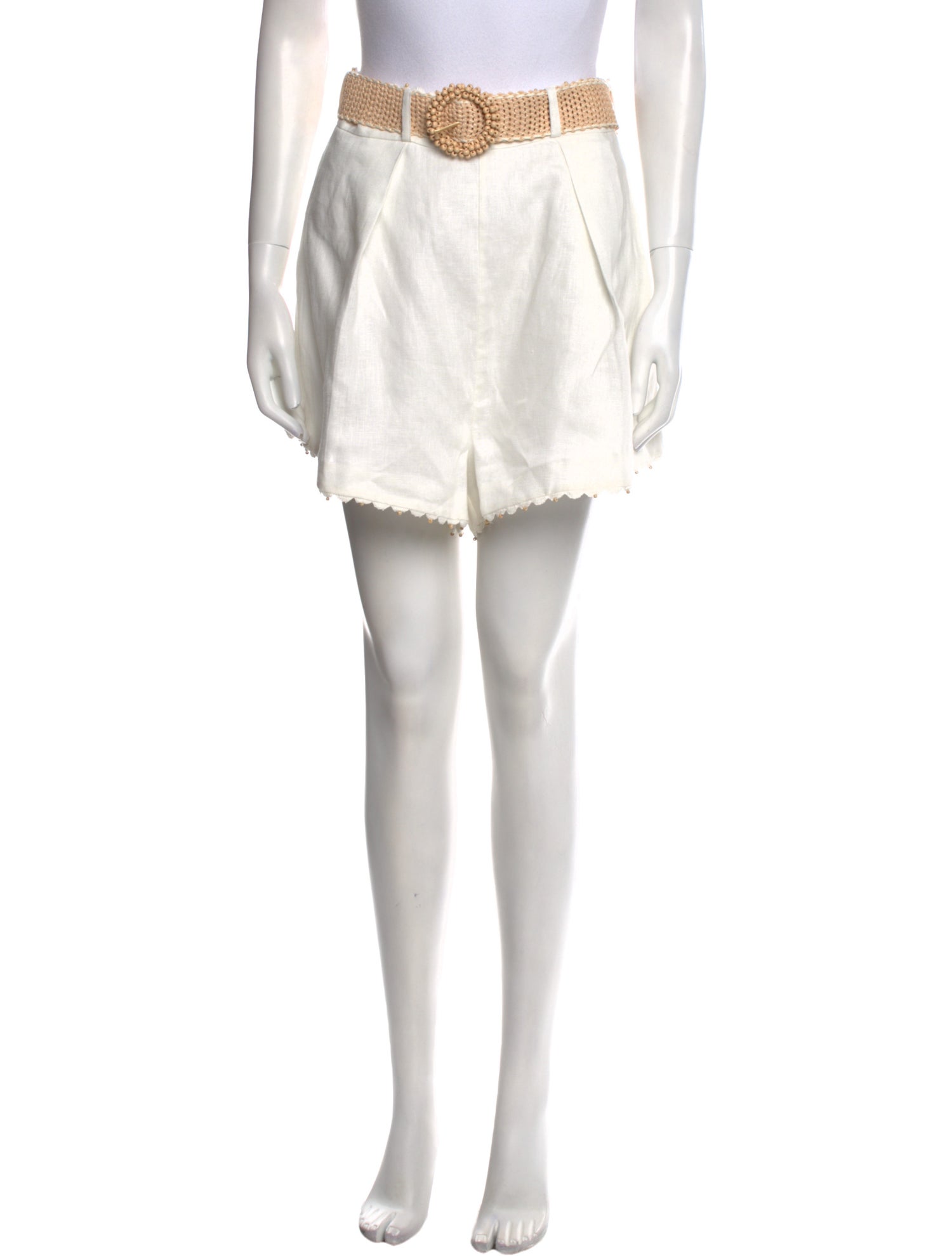 Zimmermann Linen Mini Shorts