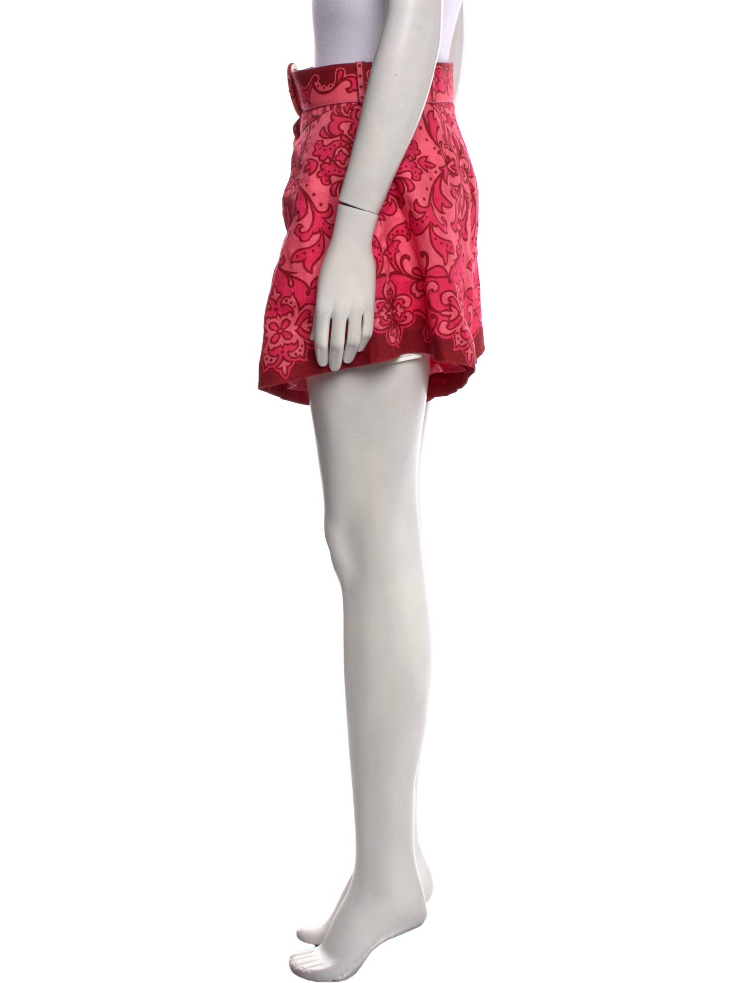 Zimmermann Linen Mini Shorts