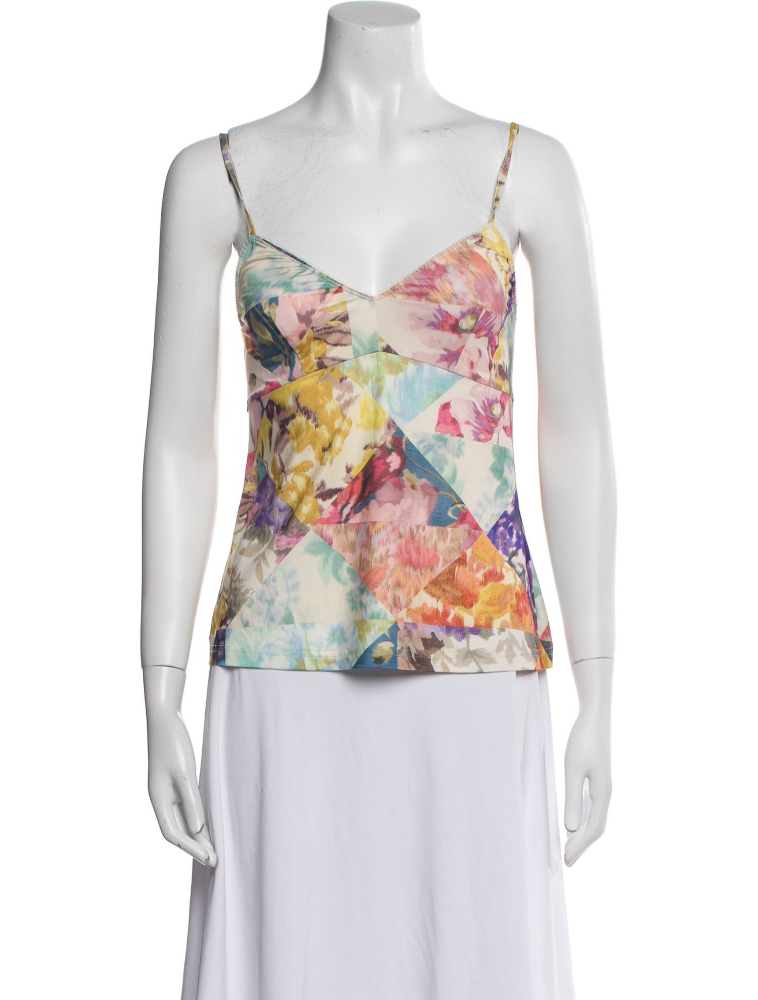 Zimmermann Floral Print Mock Neck Blouse