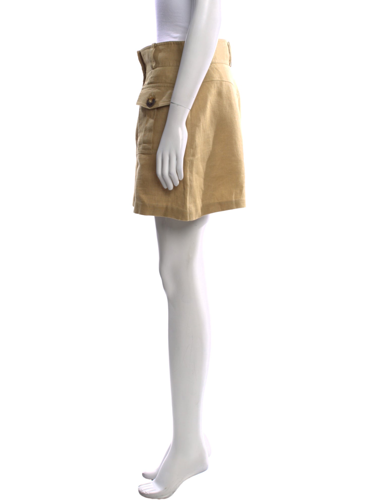 Zimmermann Linen Mini Shorts