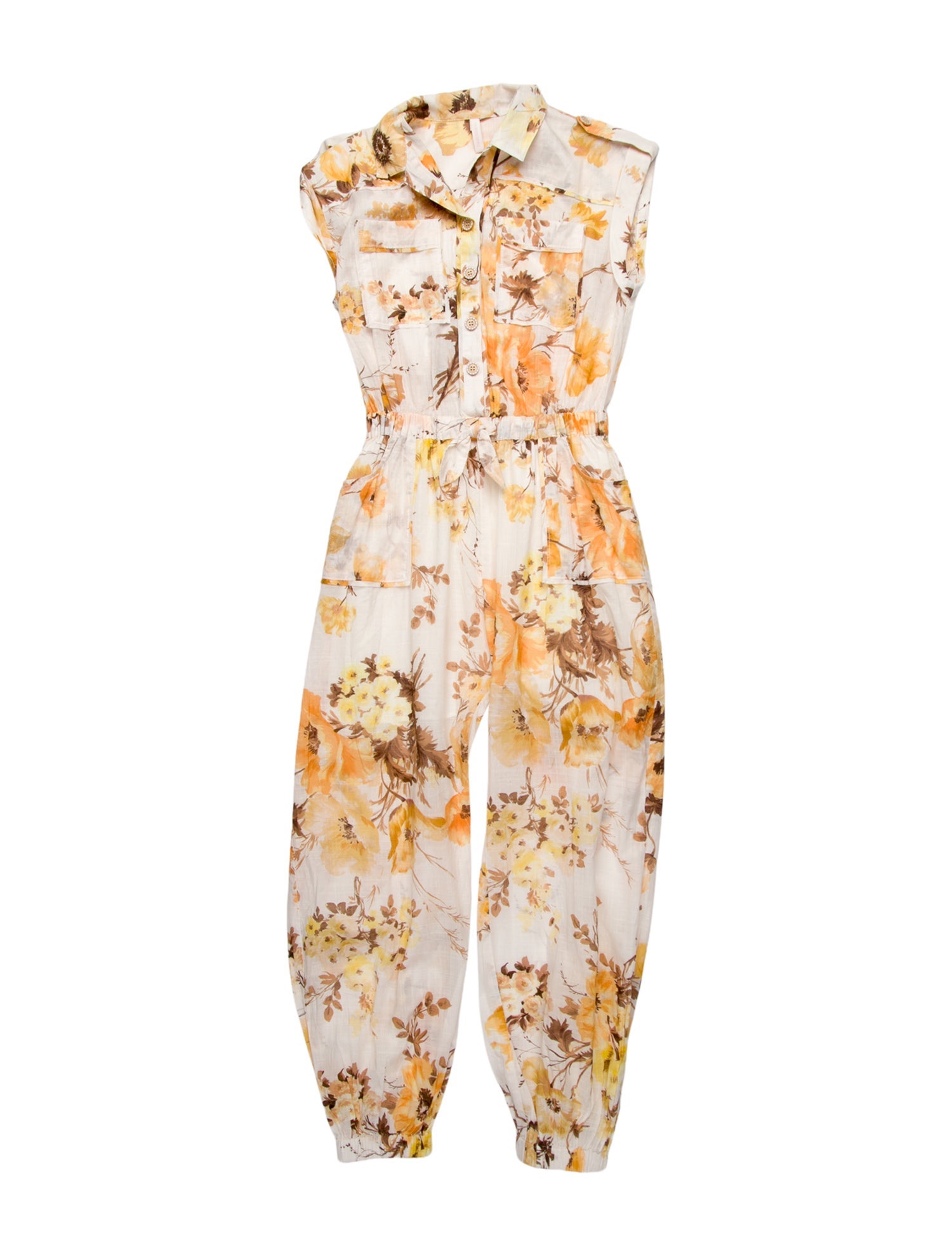 Zimmermann Floral Print Jumpsuit