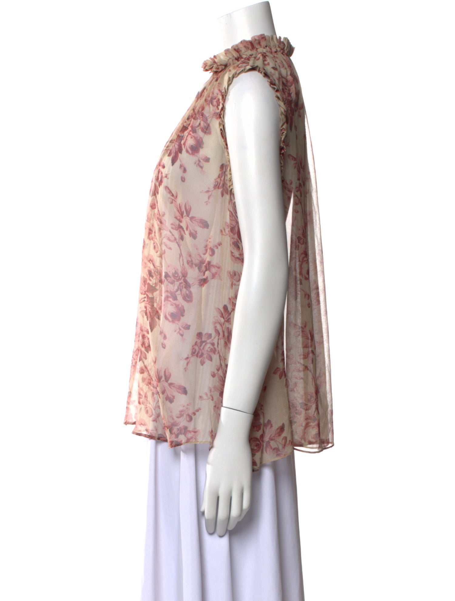 Zimmermann Silk Floral Print Blouse