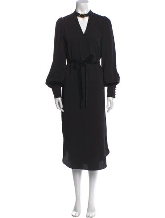 Zimmermann Mock Neck Long Dress