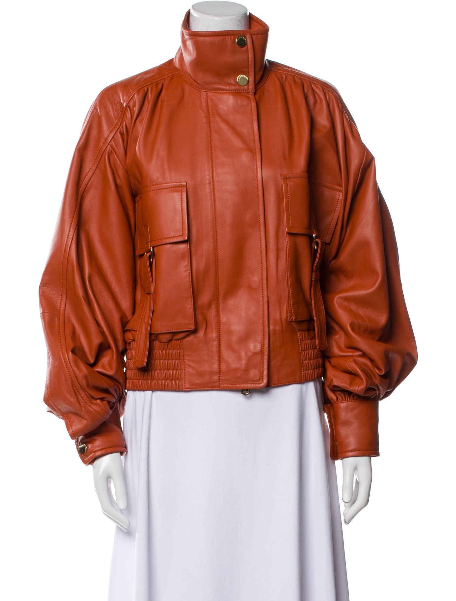 Zimmermann Leather Bomber Jacket