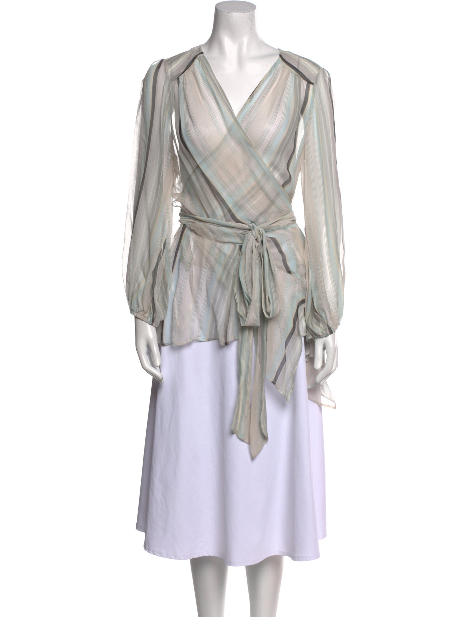 Zimmermann Silk Striped Blouse