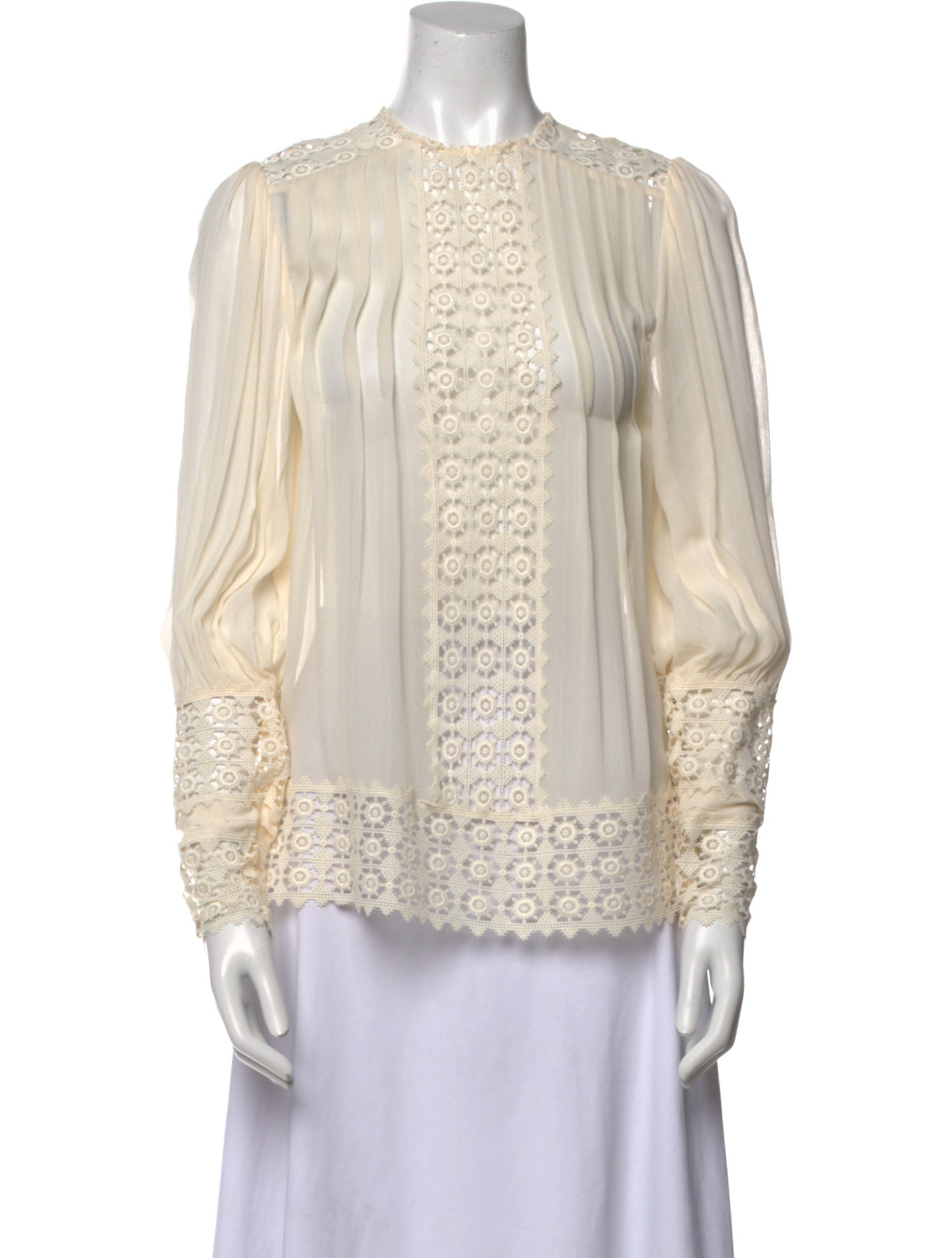 Zimmermann Silk Crew Neck Blouse