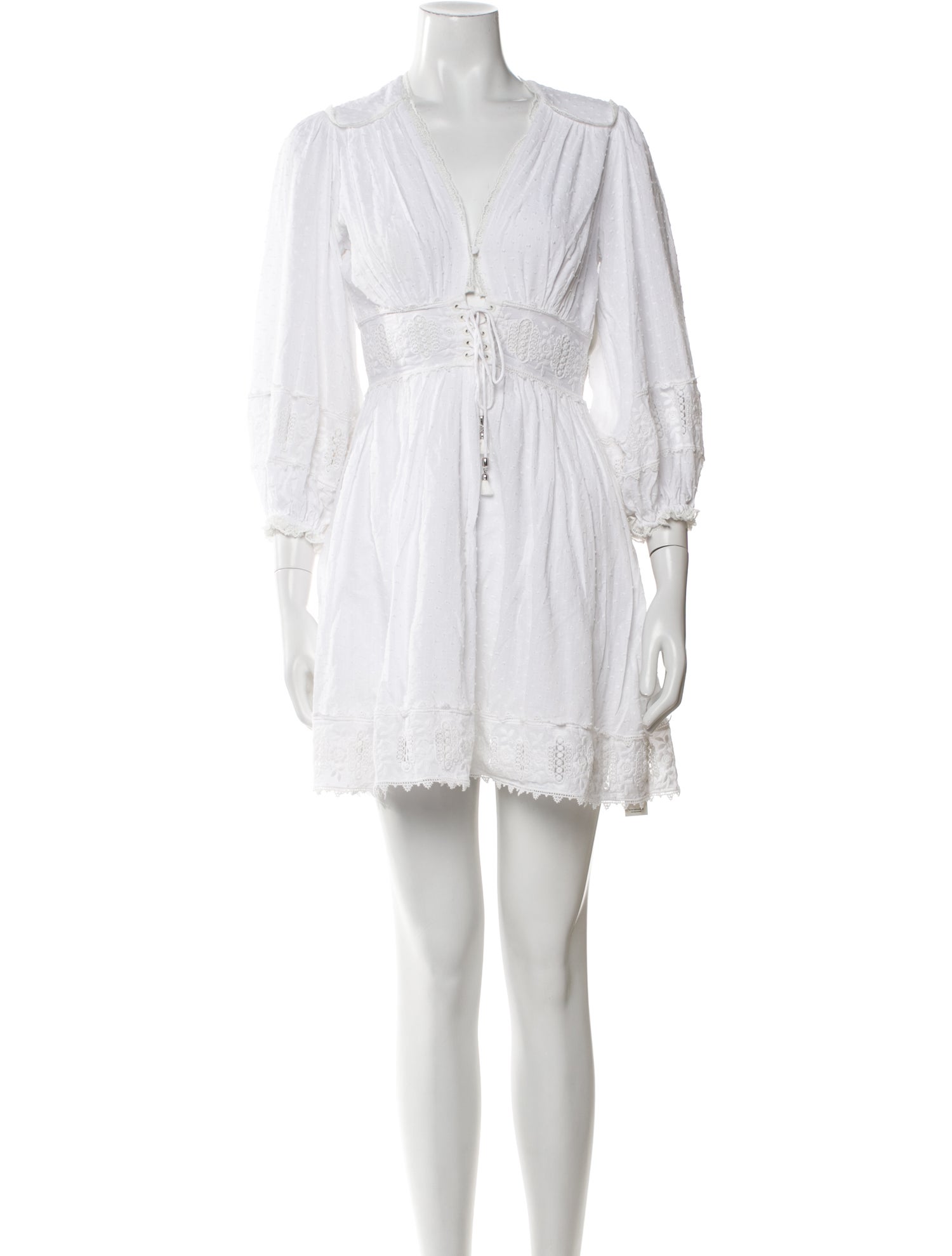 Zimmermann V-Neck Mini Dress