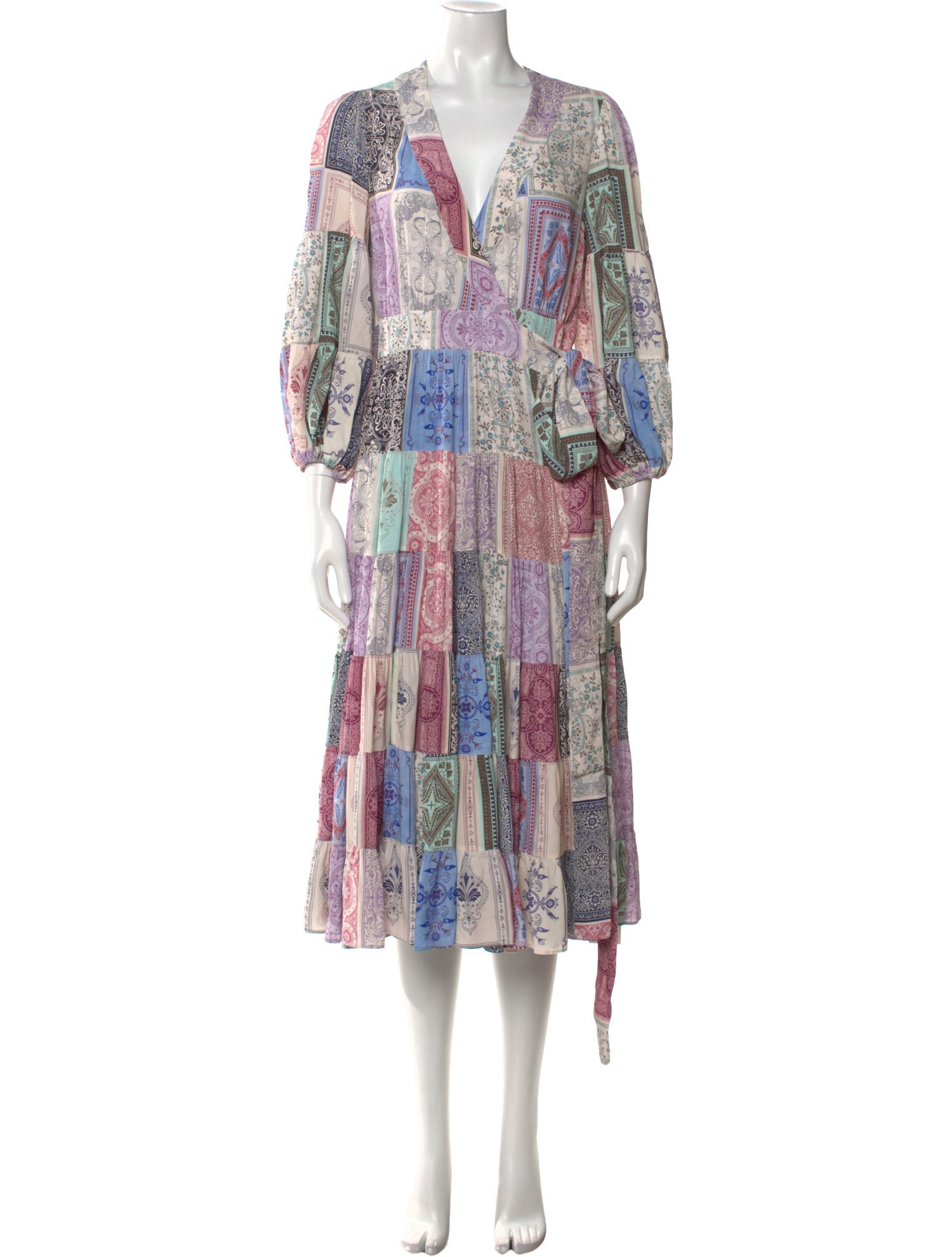 Zimmermann Paisley Print Midi Length Dress