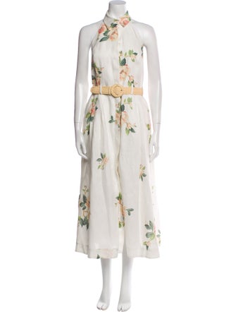 Zimmermann Linen Midi Length Dress