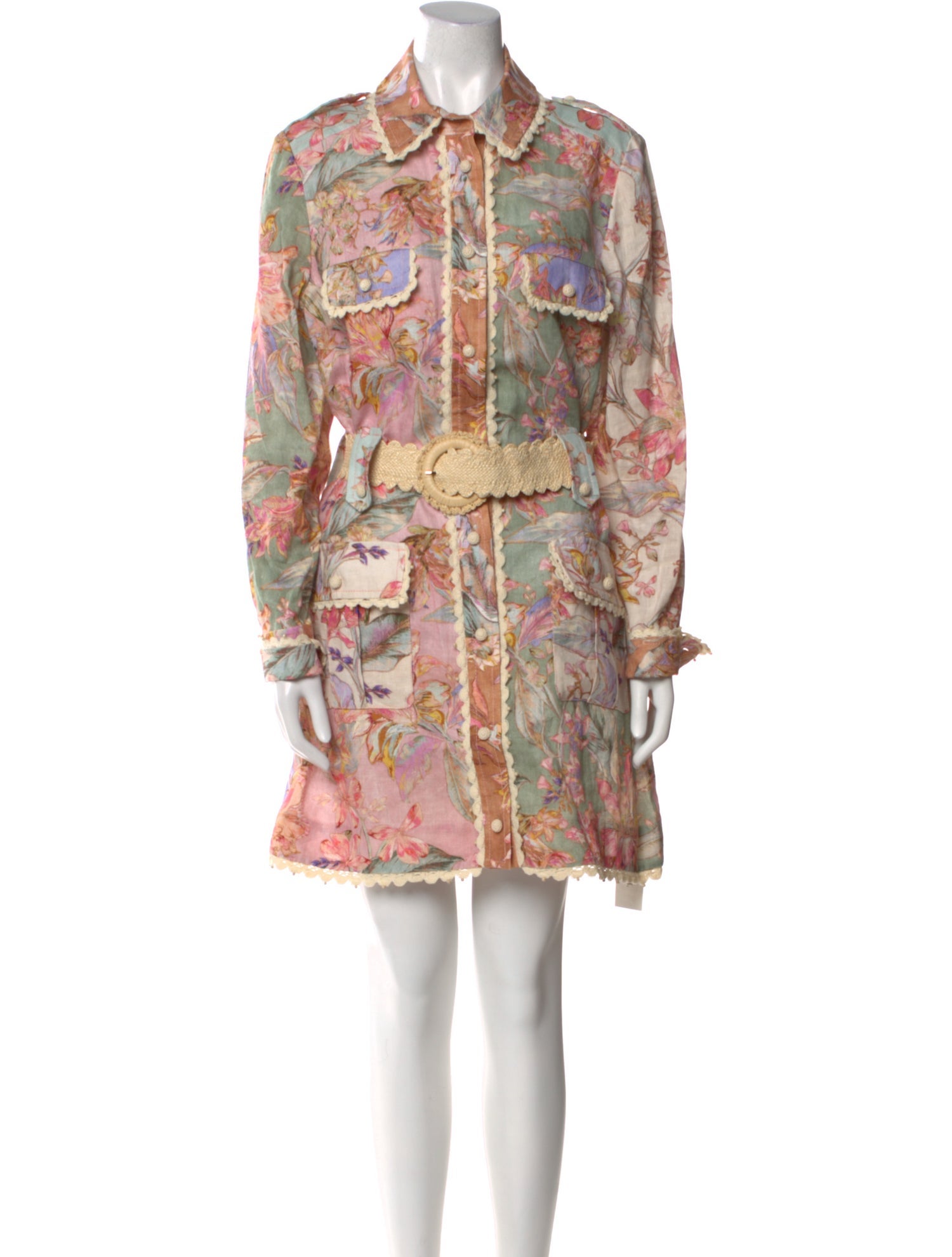 Zimmermann Linen Mini Dress