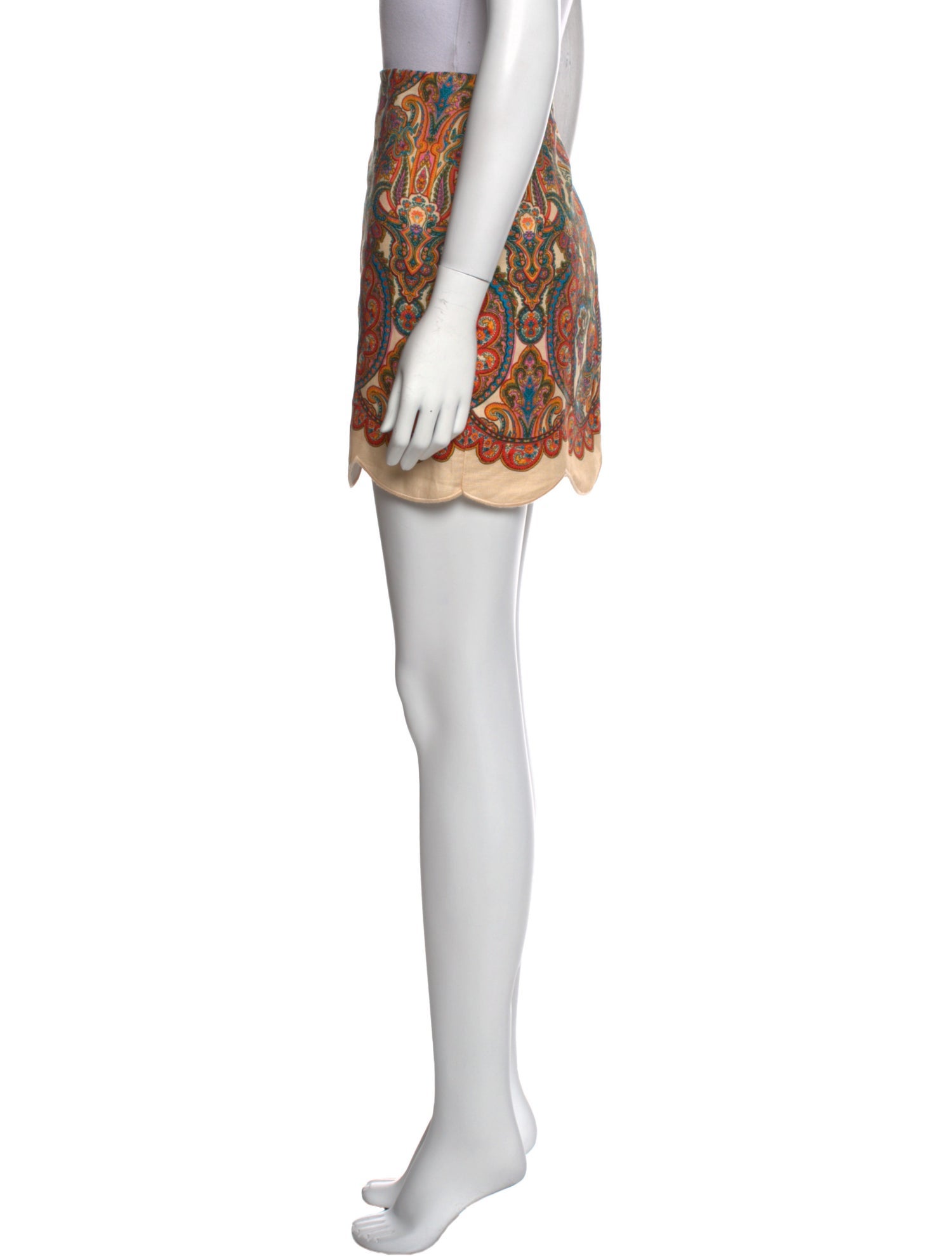 Zimmermann Linen Mini Skirt