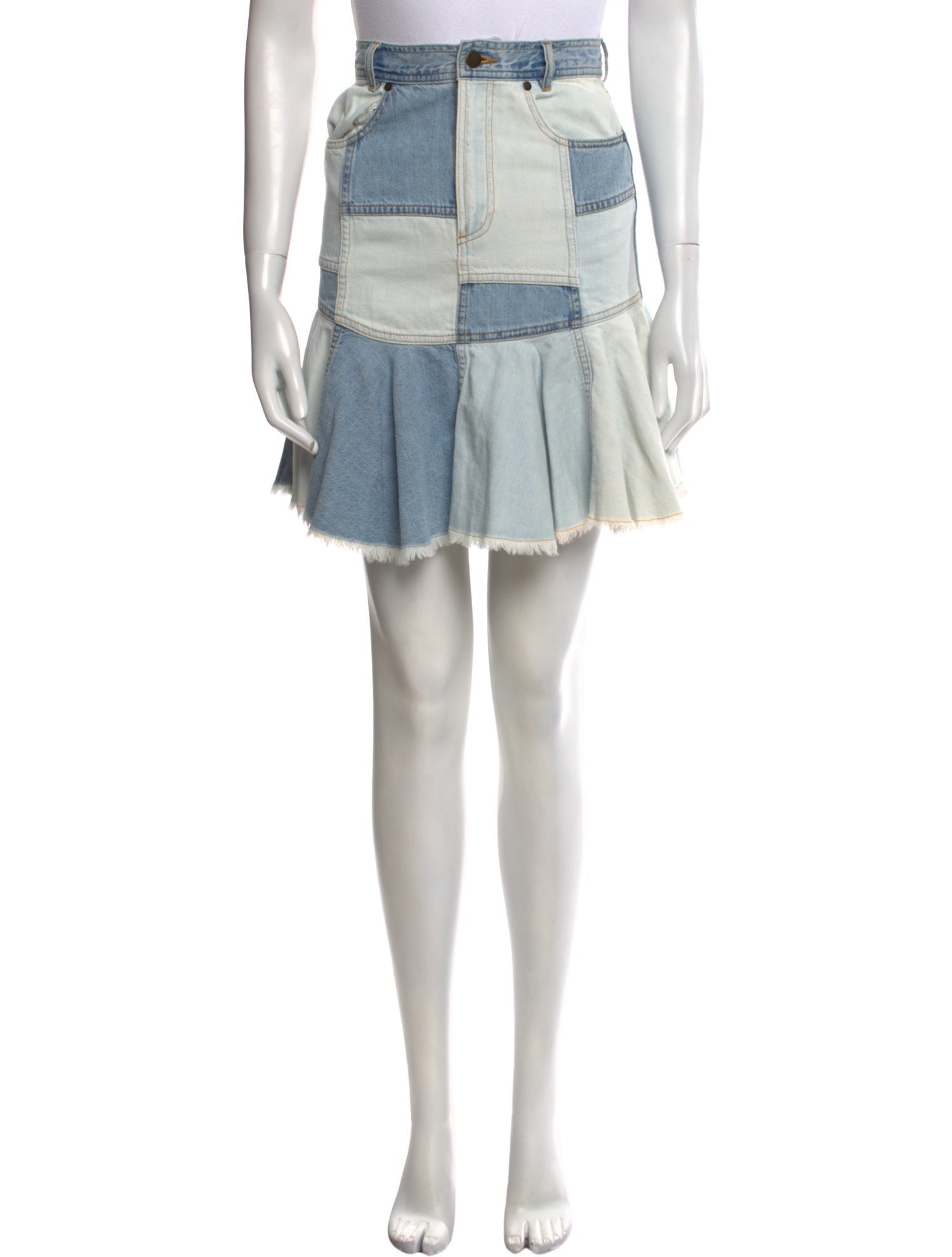 Zimmermann Colorblock Pattern Mini Skirt w/ Tags