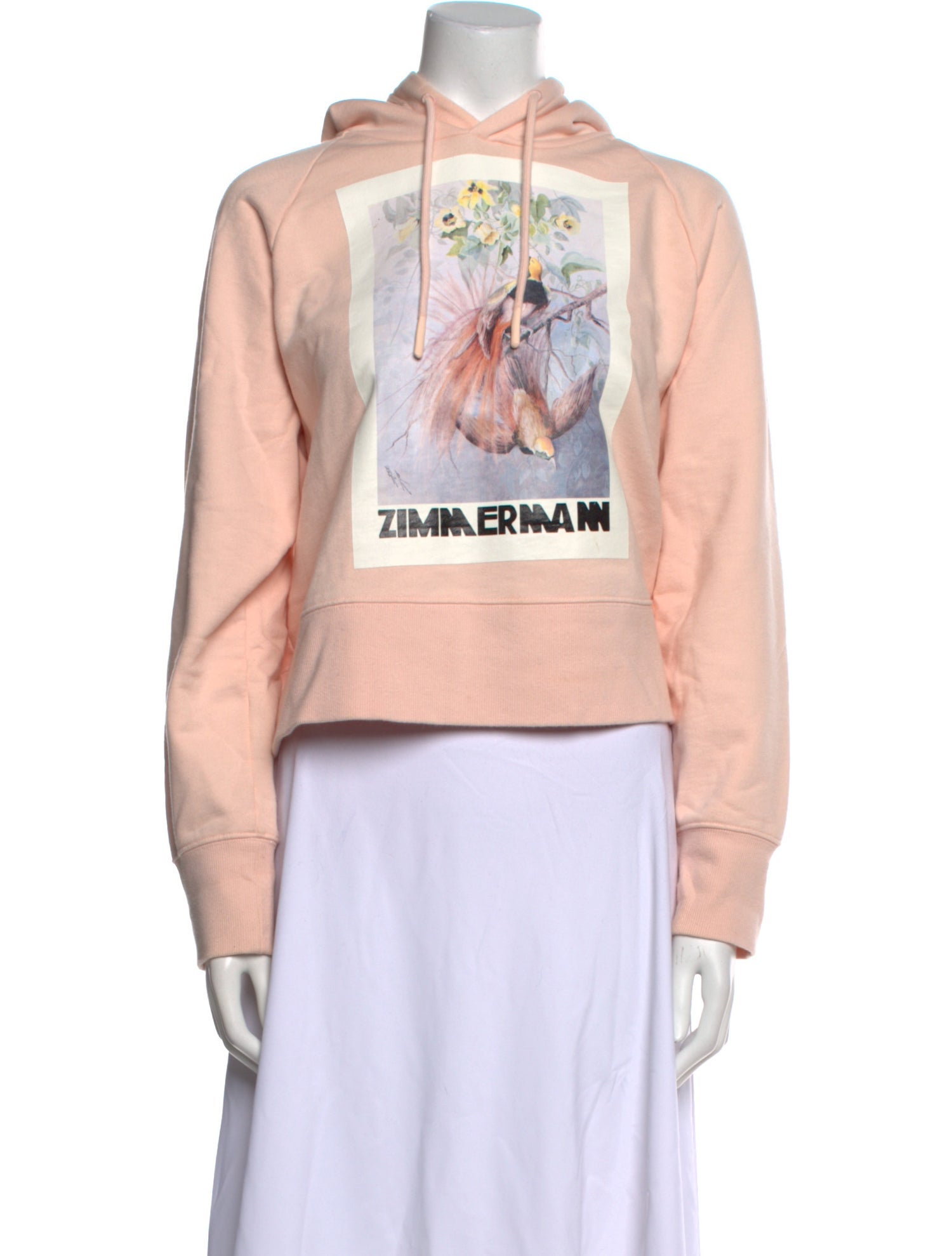 Zimmermann Graphic Print Mock Neck Sweatshirt