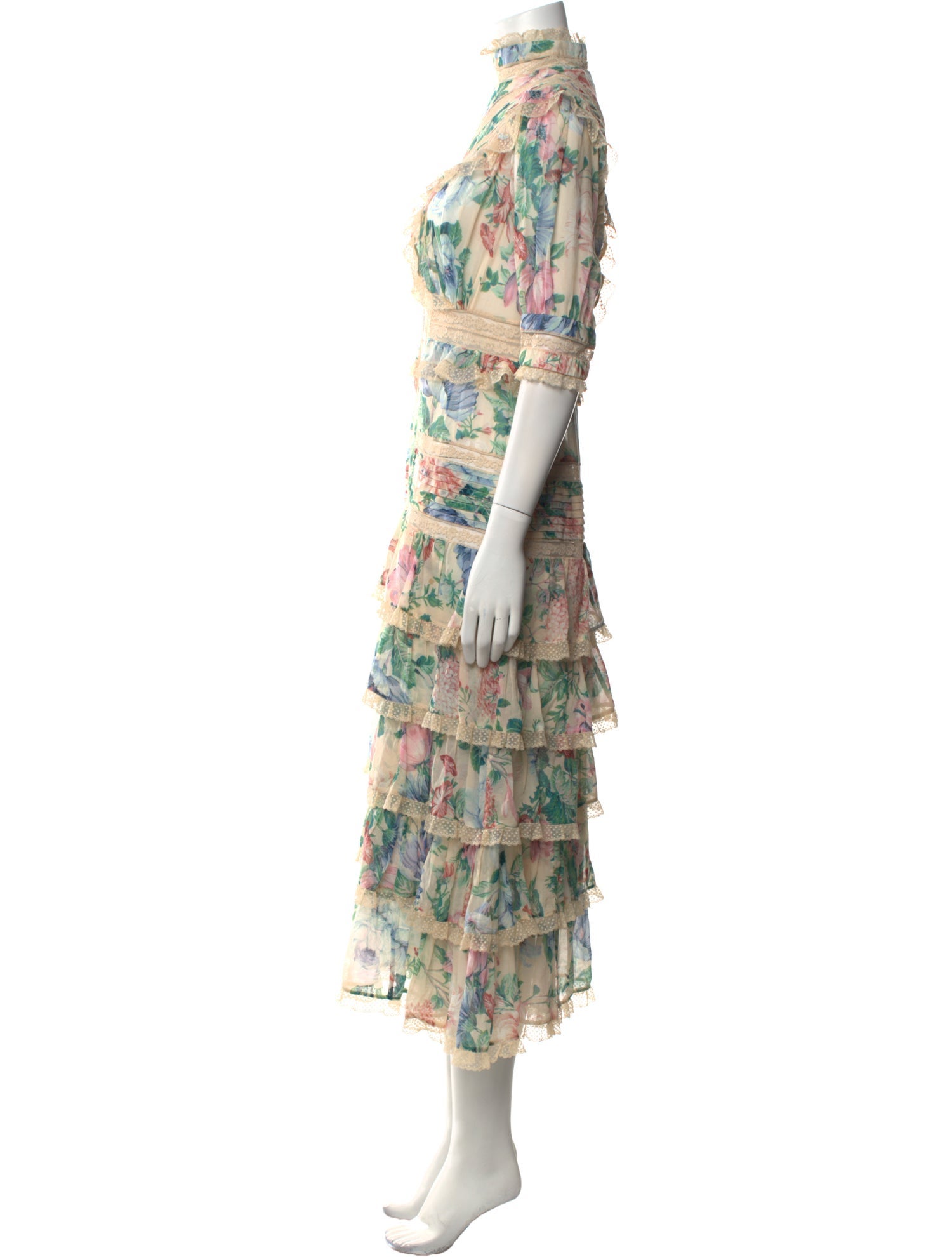 Zimmermann Floral Print Long Dress