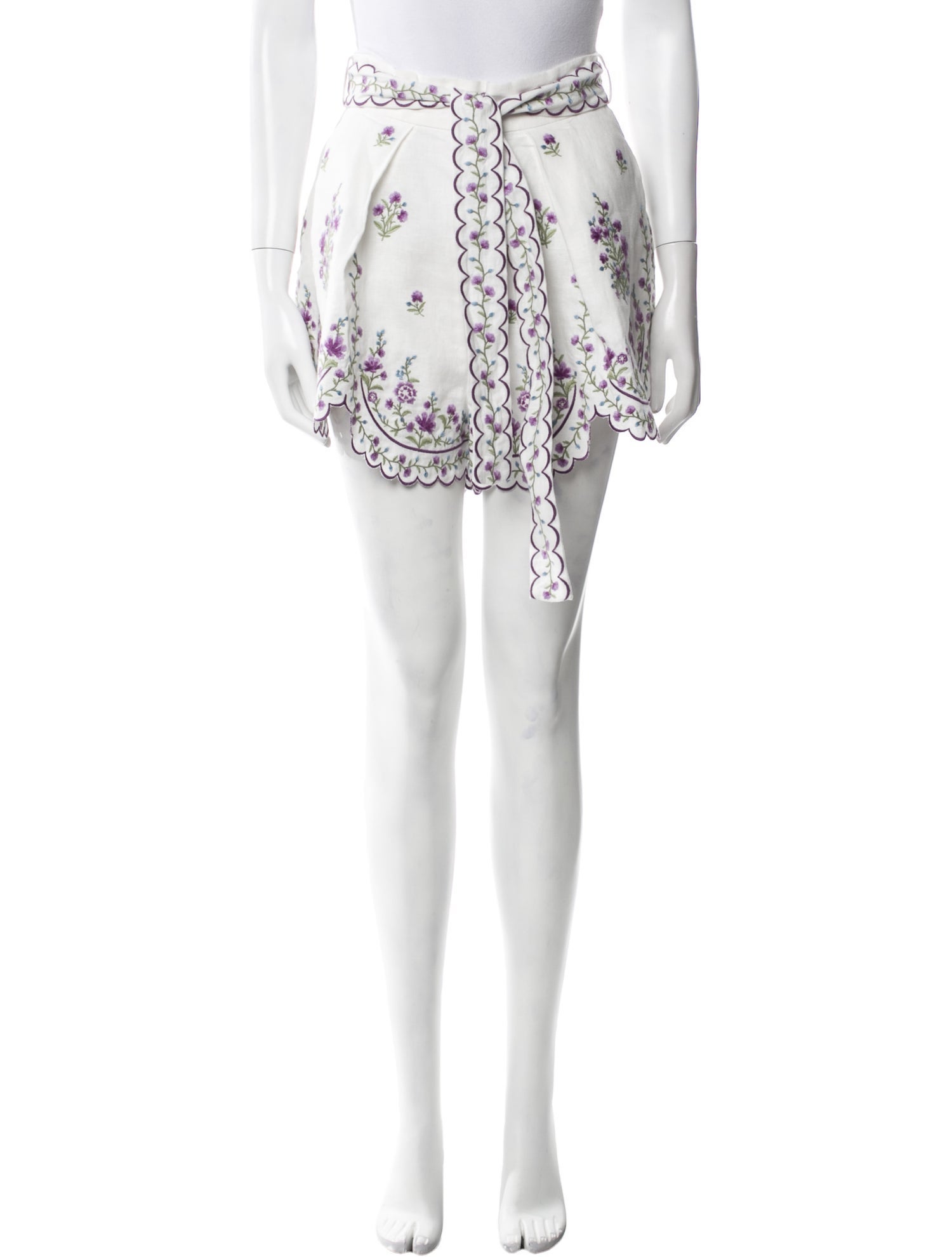 Zimmermann Linen Knee-Length Shorts