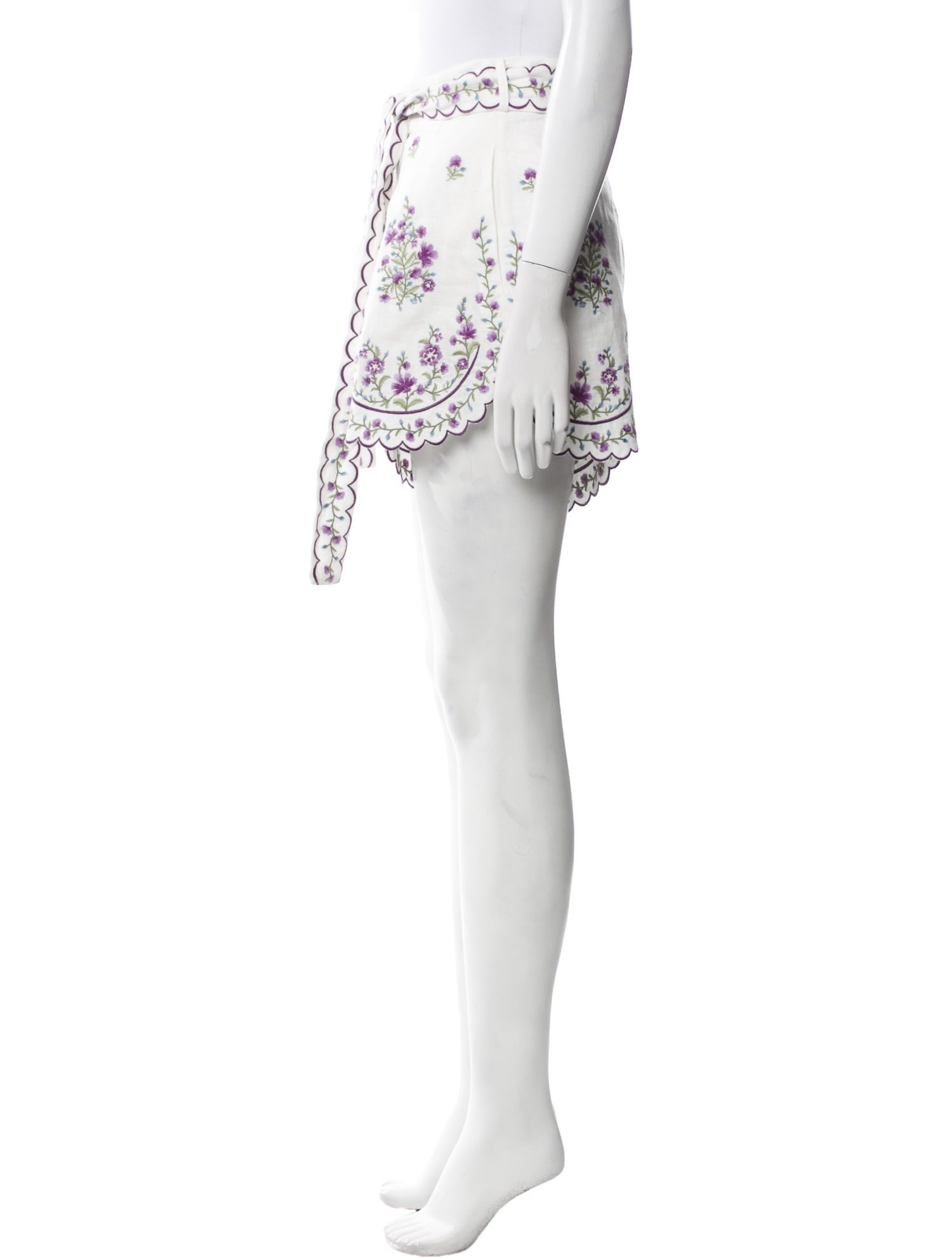 Zimmermann Linen Knee-Length Shorts