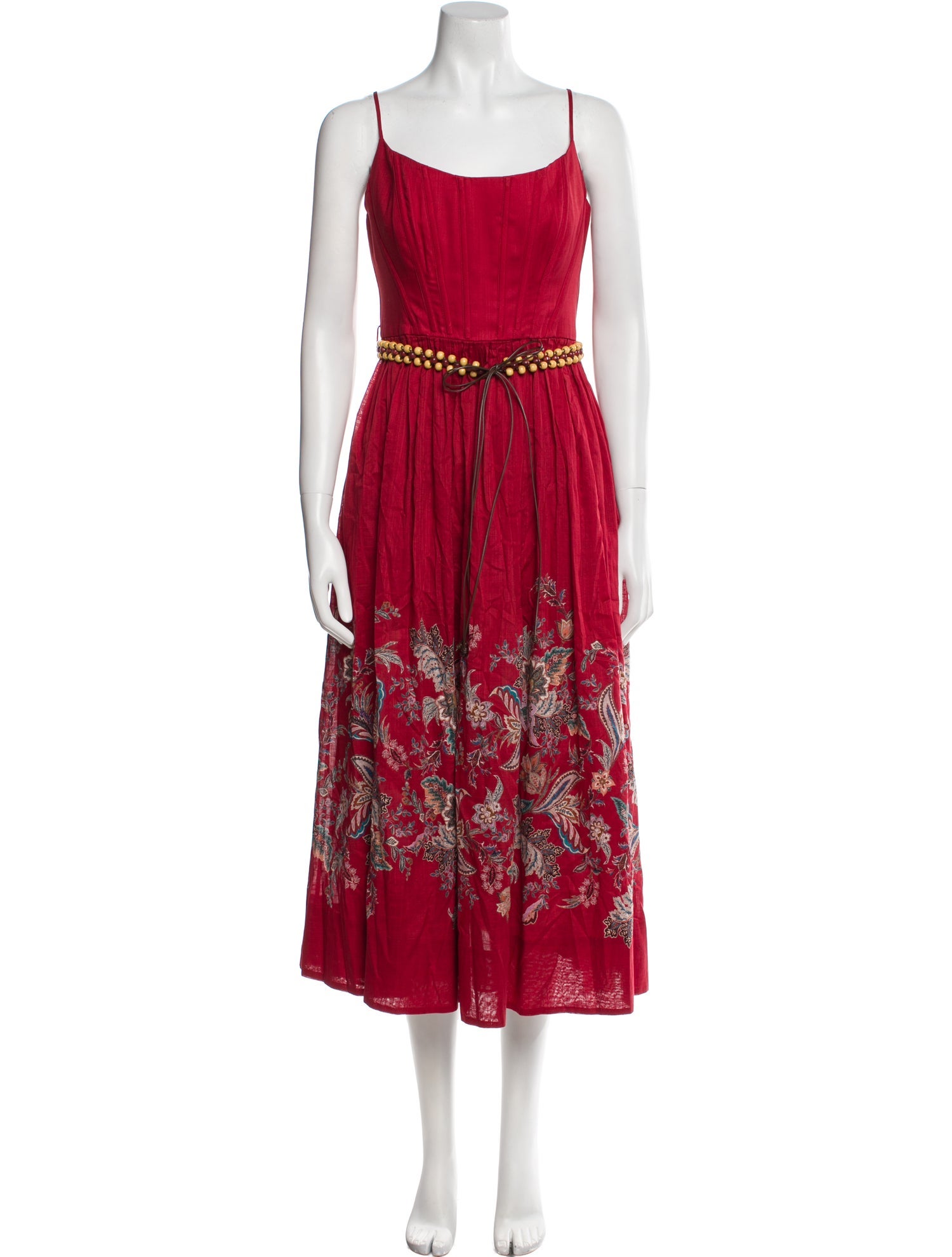 Zimmermann Floral Print Midi Length Dress