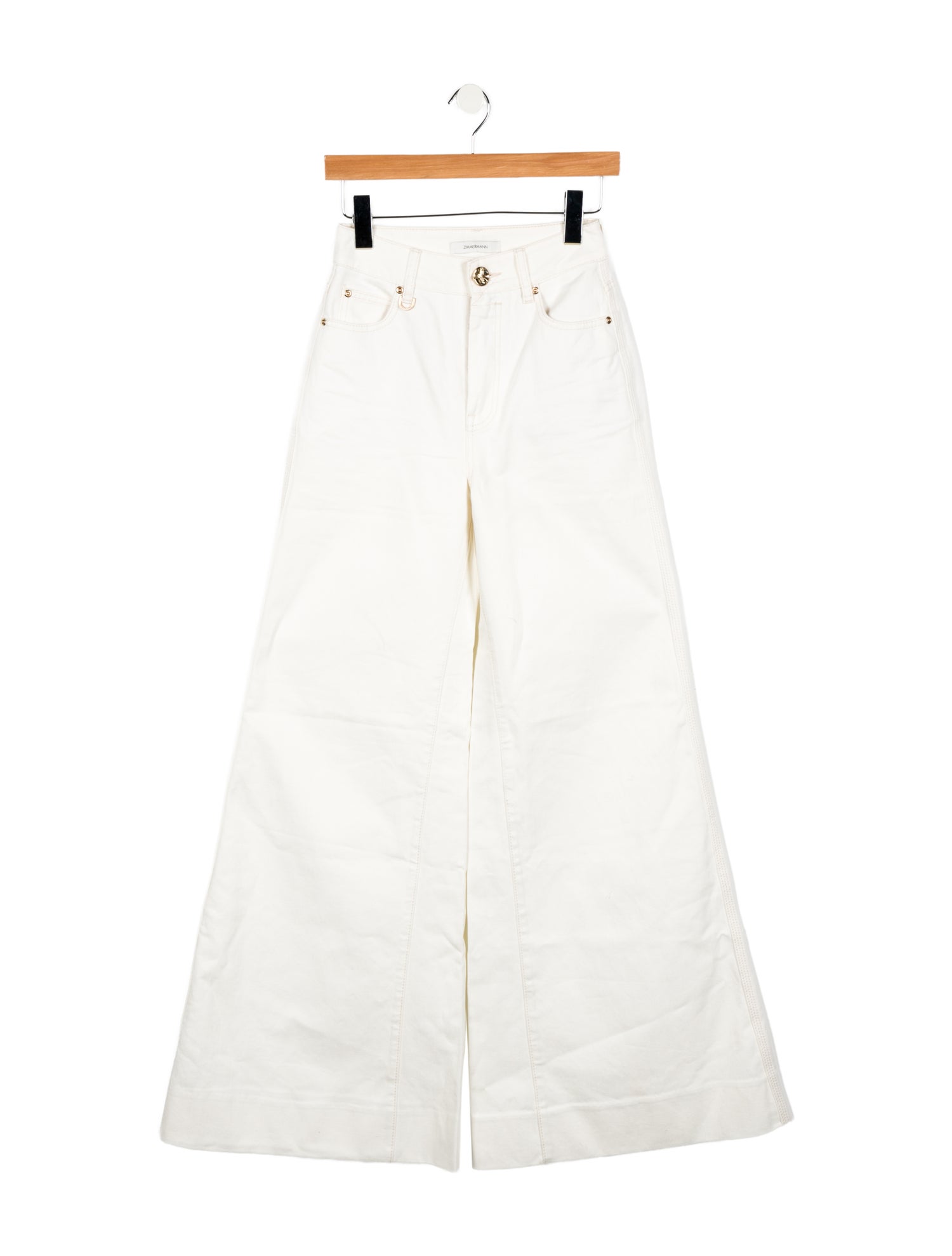 Zimmermann High-Rise Wide Leg Jeans