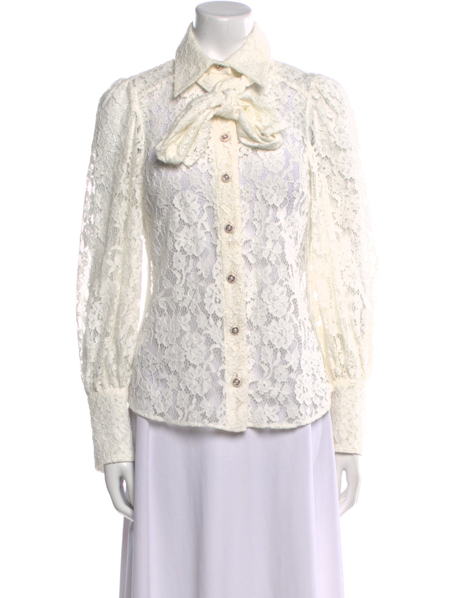 Zimmermann Lace Lace Pattern Button-Up Top