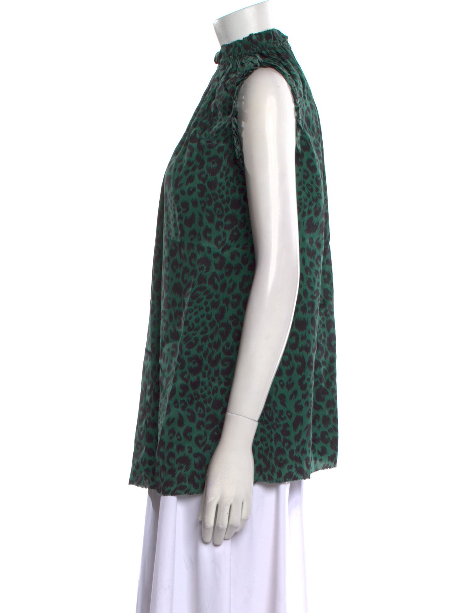 Zimmermann Silk Animal Print Blouse