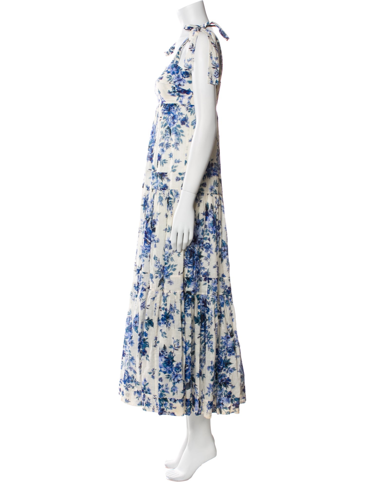Zimmermann Floral Print Long Dress