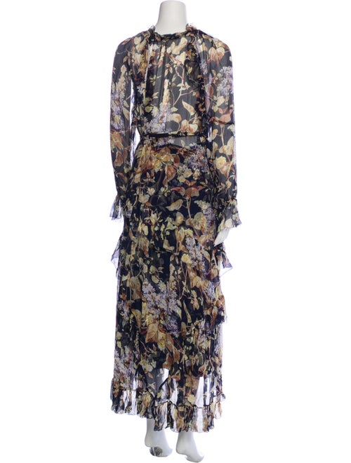 Zimmermann Floral Print Long Dress