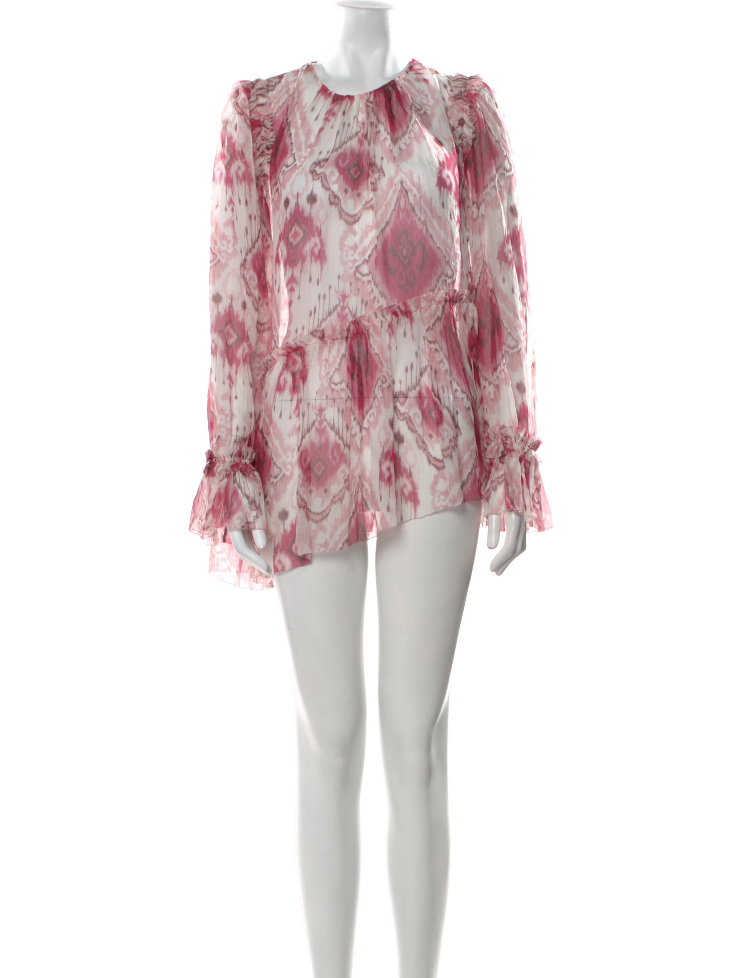 Zimmermann Silk Printed Blouse