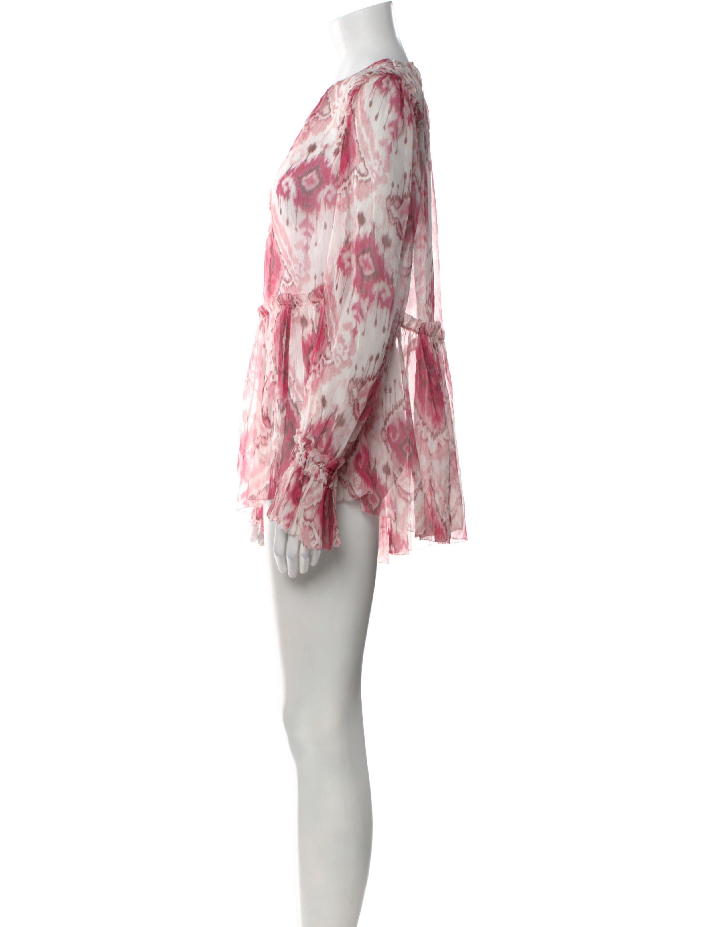 Zimmermann Silk Printed Blouse