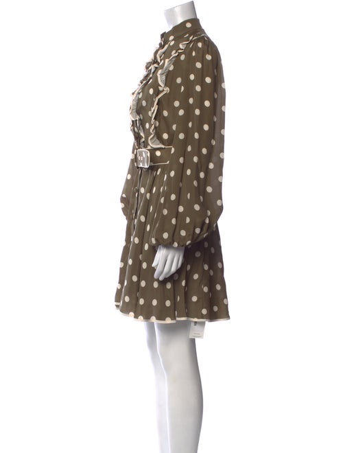 Zimmermann Polka Dot Print Mini Dress
