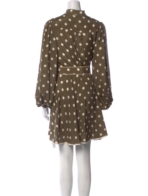 Zimmermann Polka Dot Print Mini Dress