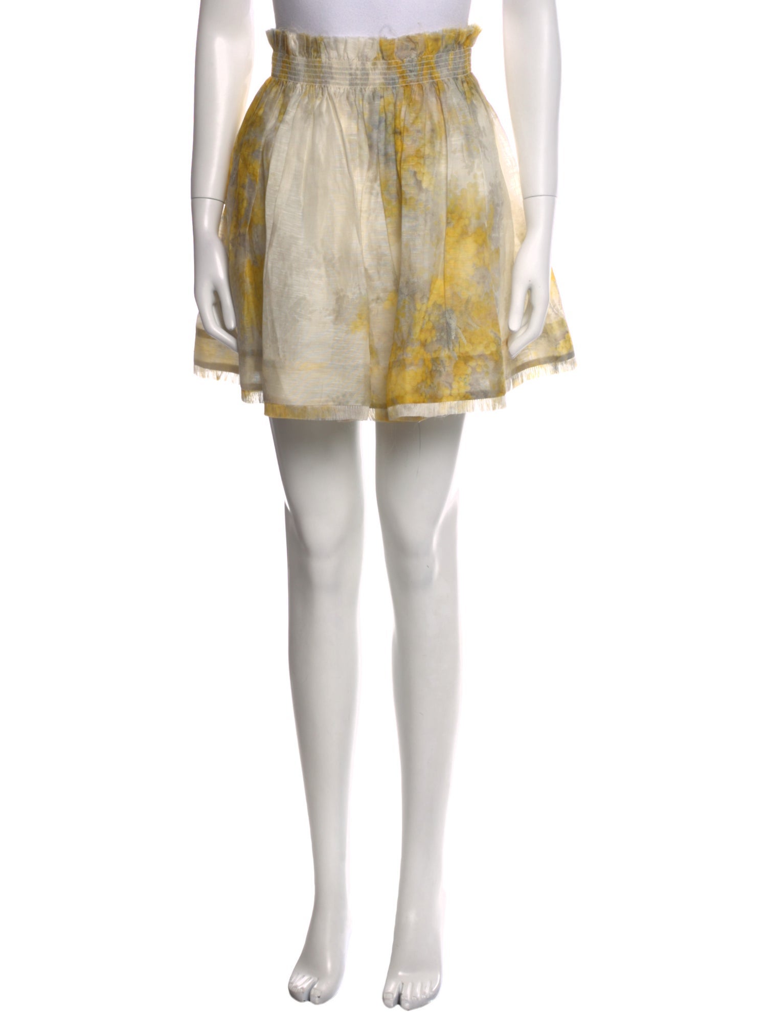 Zimmermann Linen Mini Skirt