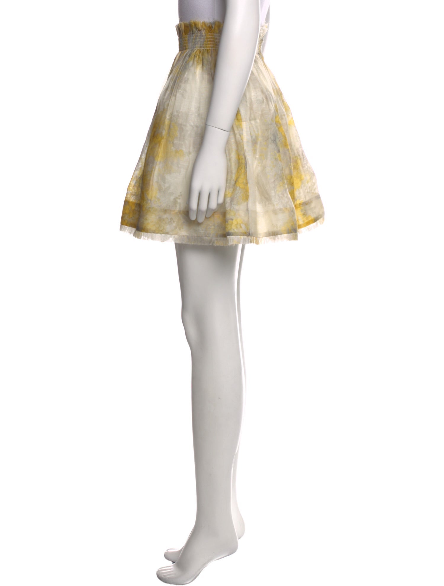 Zimmermann Linen Mini Skirt