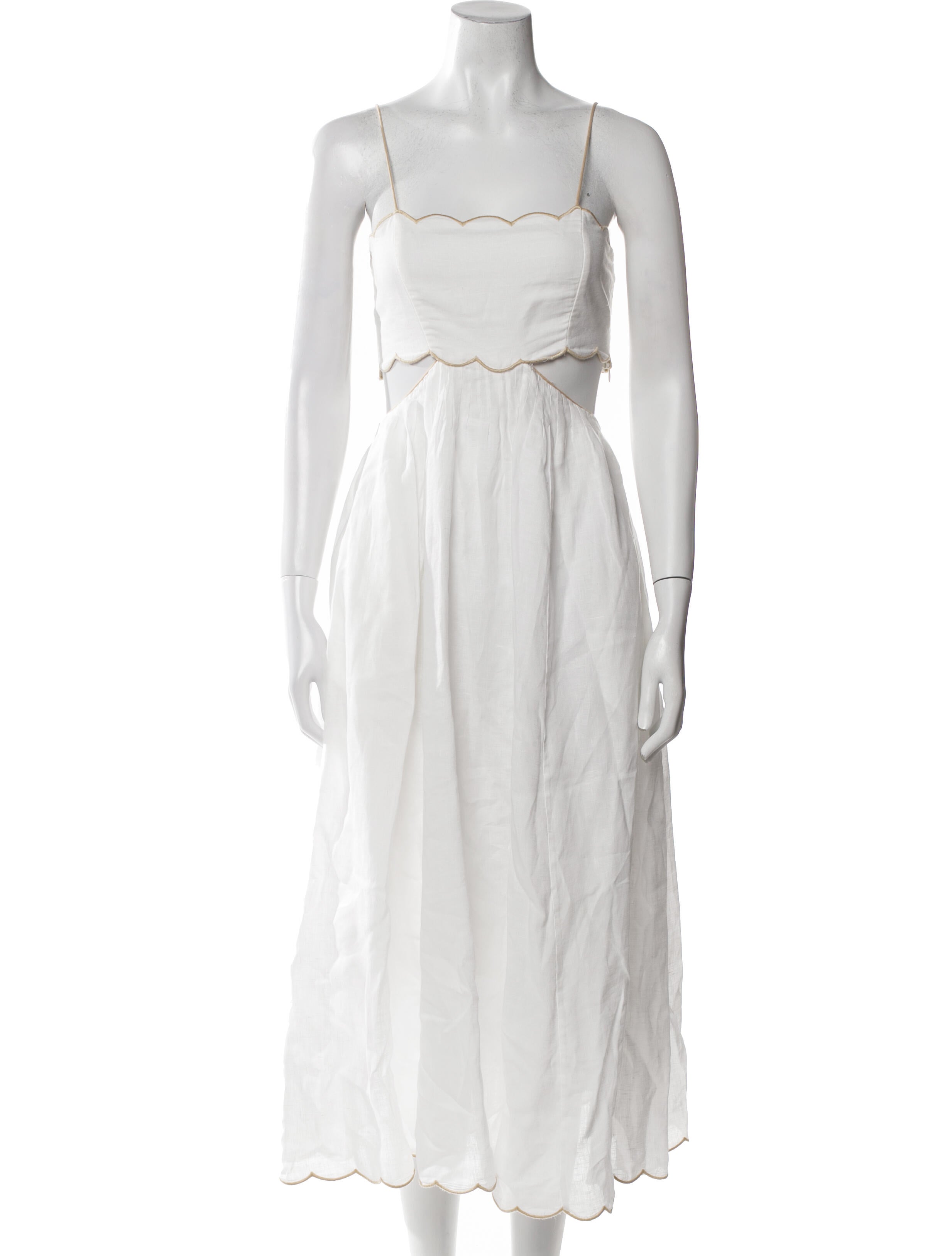 Zimmermann Linen Midi Length Dress