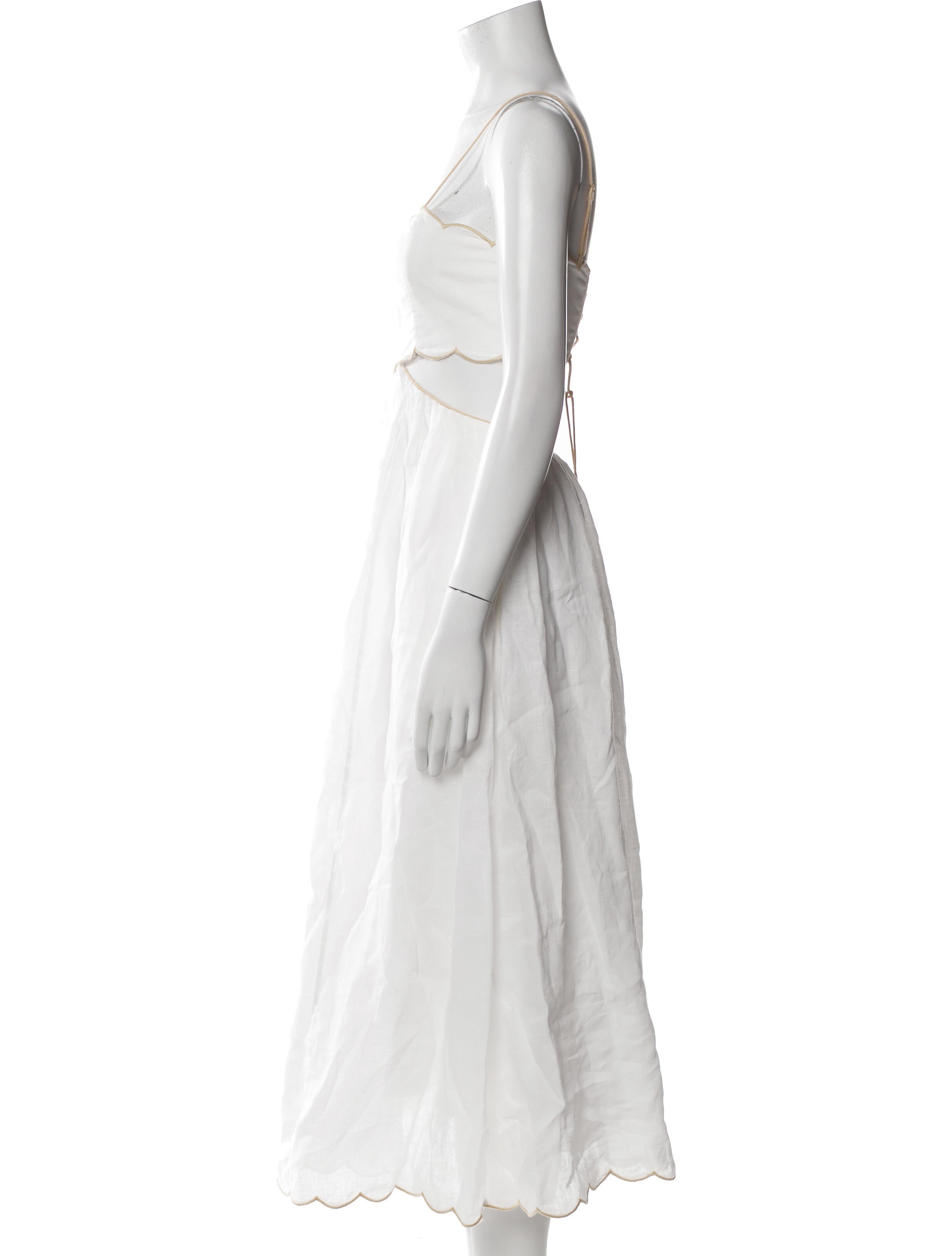 Zimmermann Linen Midi Length Dress