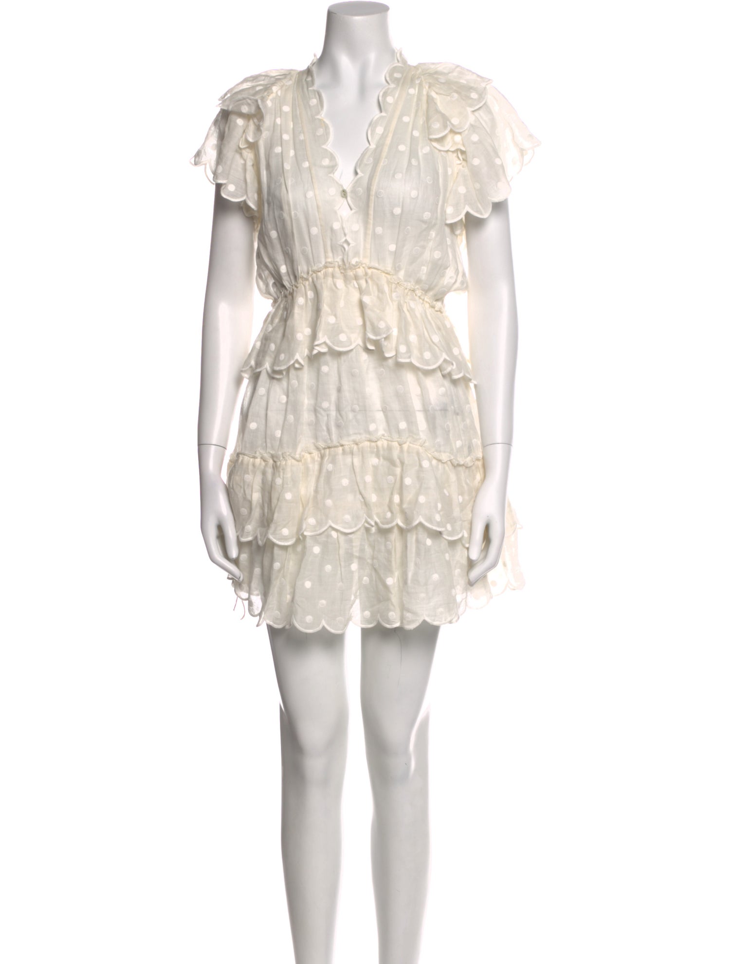 Zimmermann V-Neck Mini Dress