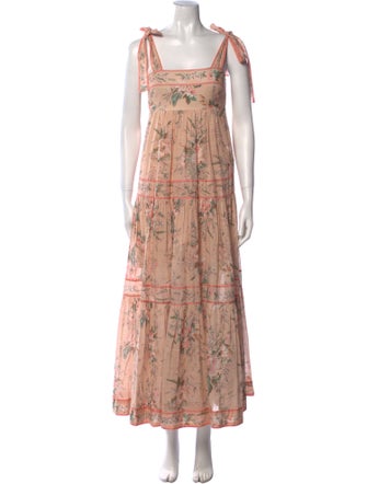 Zimmermann Floral Print Long Dress